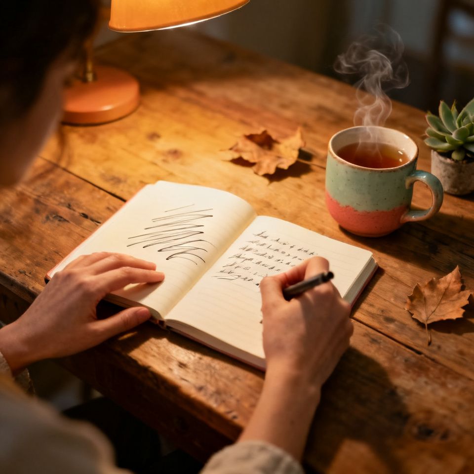 Journaling about reclaiming personal qualities