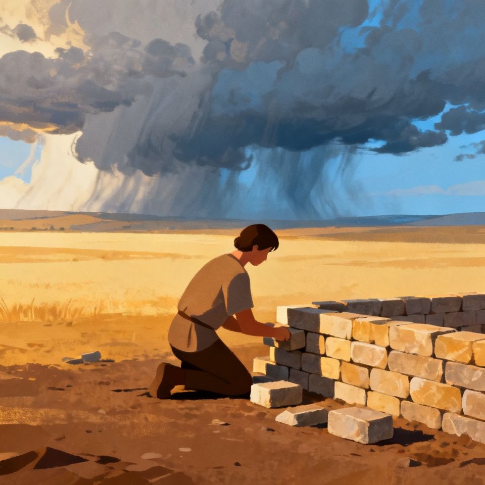 Building a stable inner foundation while external storms pass